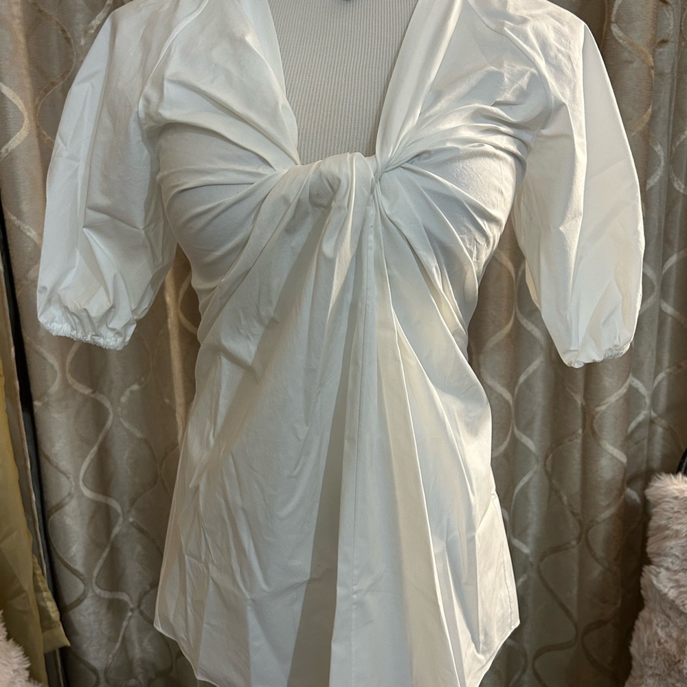 Rosetta Getty Cream Long Sleeve Jacket